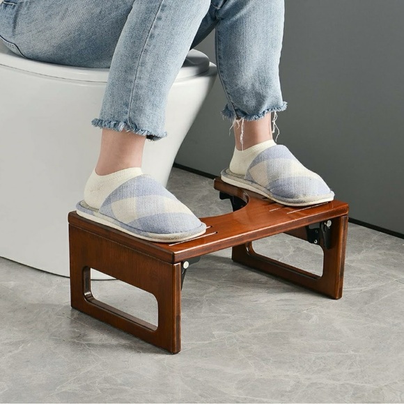 Bamboo Toilet stool - Picture 2 of 5
